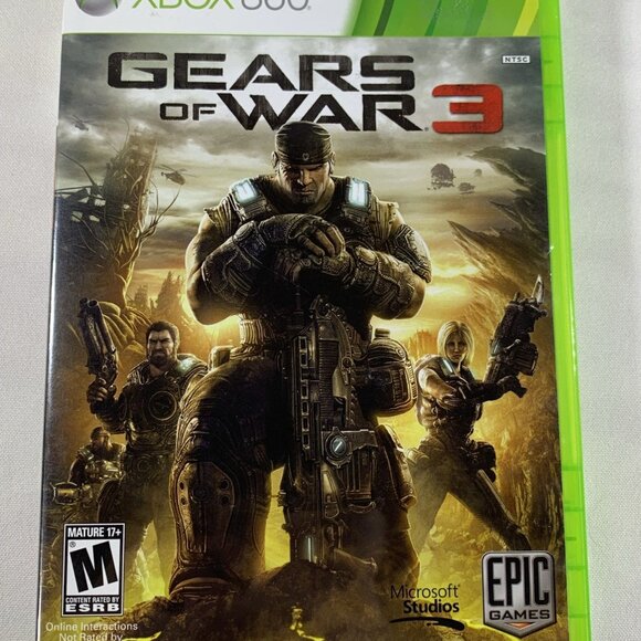 Gears of War 3 Microsoft Xbox 360 Video Game 2011 Complete with Manual Tested - Picture 6 of 6